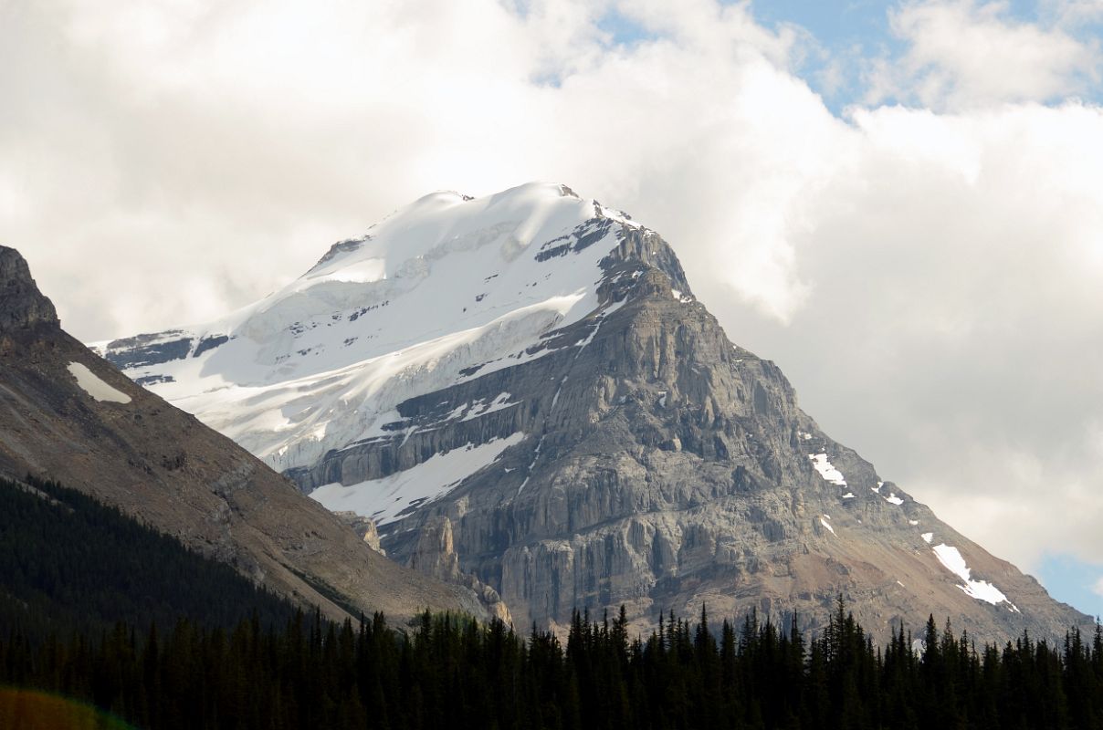 11 Mount Victoria North Peak From Trans Canada Highway Just After Leaving Lake Louise For Yoho